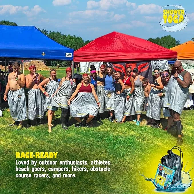 – Wearable Shower Garment, Privacy RV & Camping Shower, Surf Poncho, Shower Tent, or Portable Changing Room