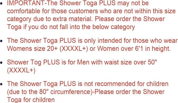 – Wearable Shower Garment, Privacy RV & Camping Shower, Surf Poncho, Shower Tent, or Portable Changing Room