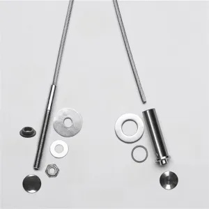 10 FT Basic 3/16"" Cable Rail Kit Assembly for Wood and Metal Posts
