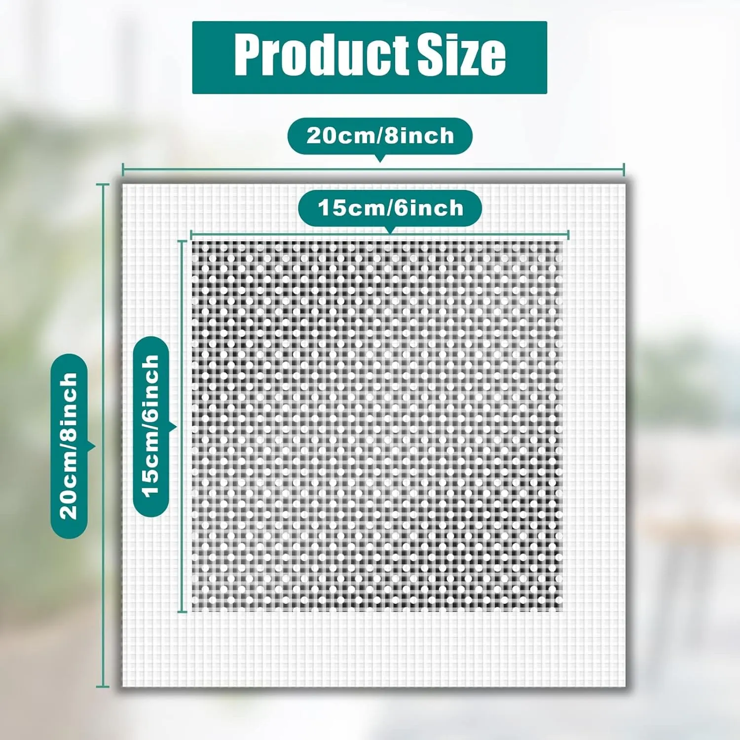 100Pcs 6 Inch Drywall Patch, Wall Repair Patches, Self-Adhesive Fiberglass Repair Kit Dry Wall Hole Repair Patch for Aluminum Metal Sheetrock Ceiling (6"x 6")