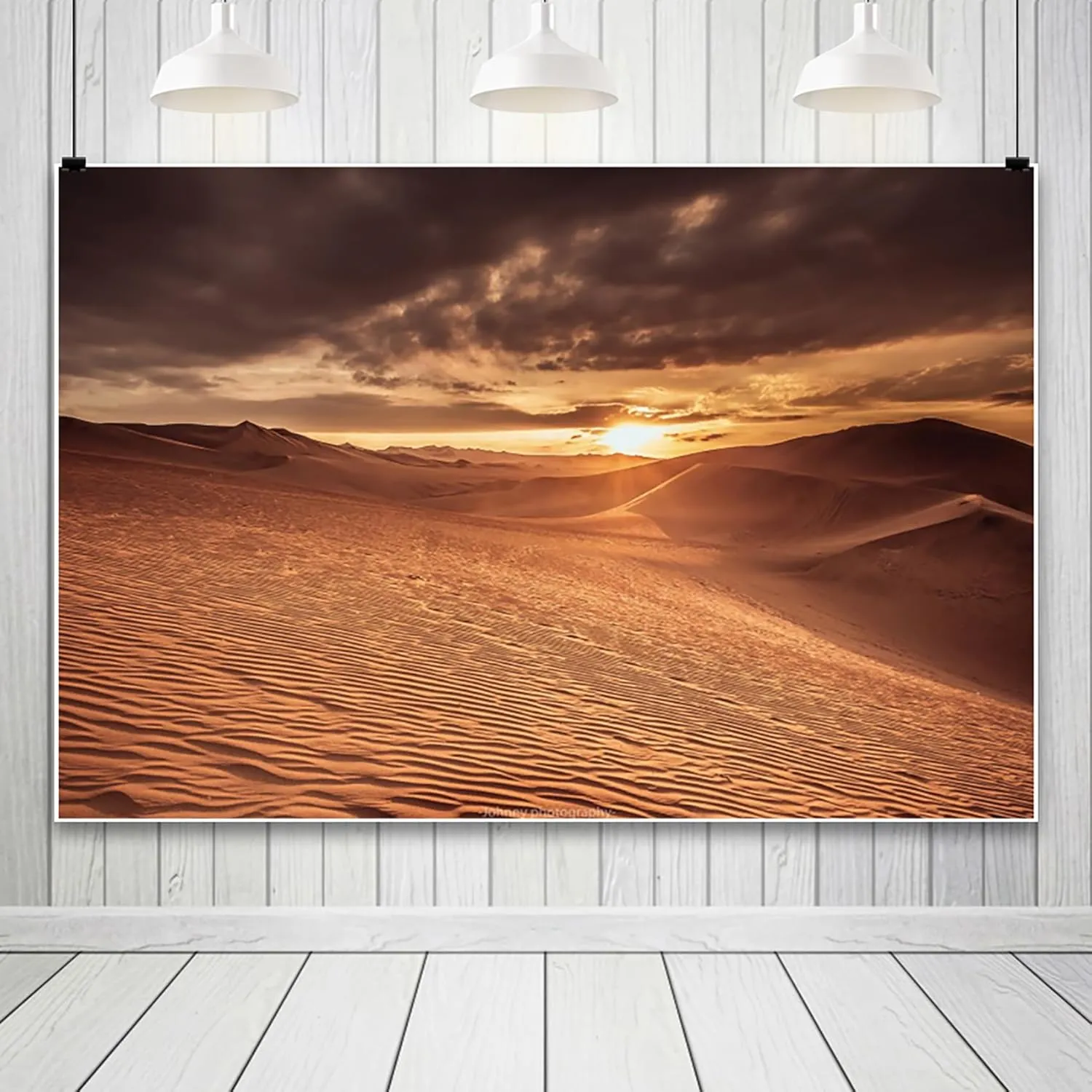 10x6.5ft Desert Backdrop Sand Dune Dusk Wild West Sky Landscape Background for Mysterious Birthday Party Kids Children Adult Photography Photo Studio Wallpaper