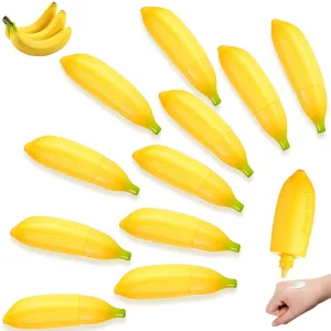 12 Pcs Banana Hand Cream Gifts Set for Women Teacher Appreciation Gifts Bulk Teacher Cna Nurse Week Employee Coworkers Team Thank You Gift, Bridesmaid Gift, Baby Shower Party Favors, 1. 06 oz