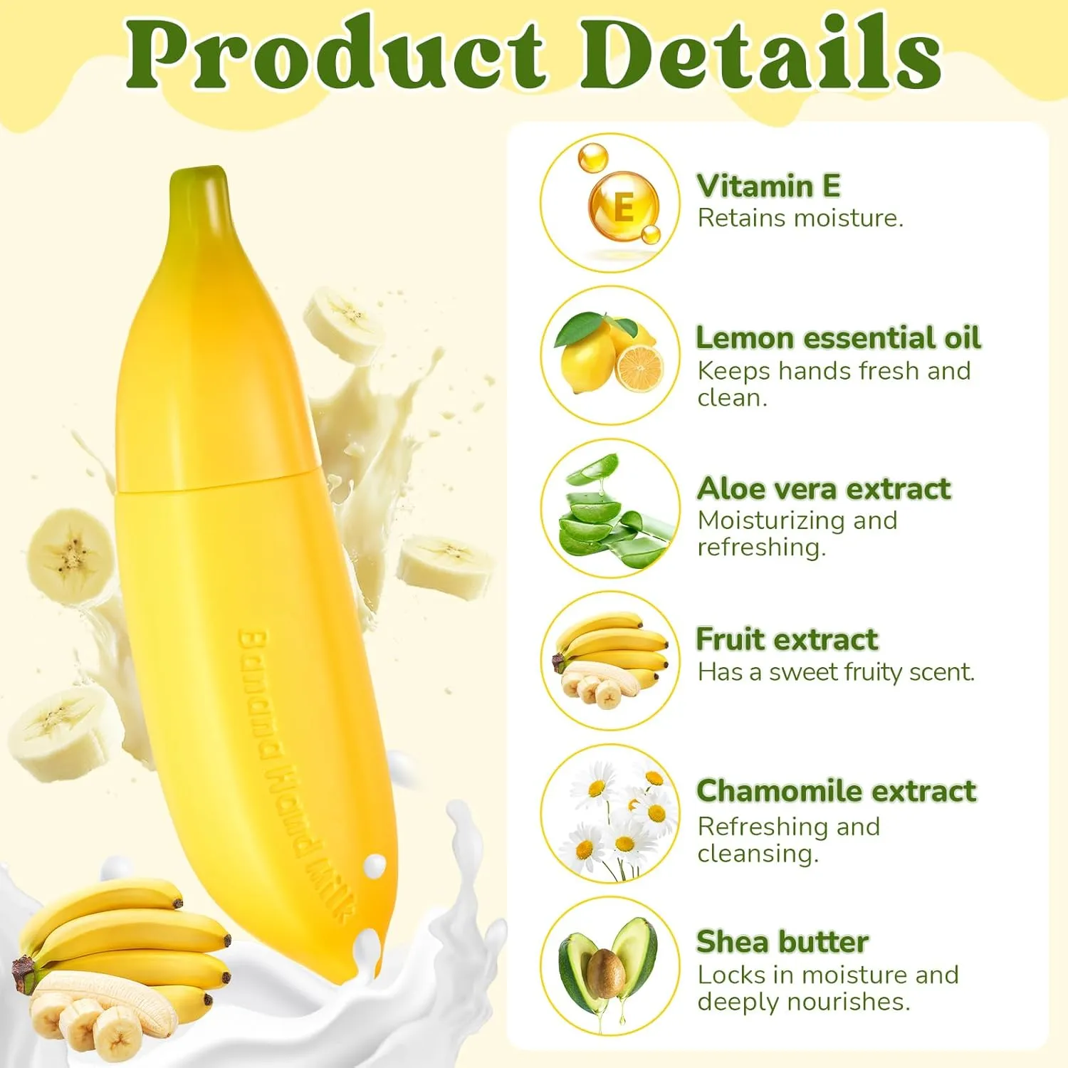 12 Pcs Banana Hand Cream Gifts Set for Women Teacher Appreciation Gifts Bulk Teacher Cna Nurse Week Employee Coworkers Team Thank You Gift, Bridesmaid Gift, Baby Shower Party Favors, 1. 06 oz