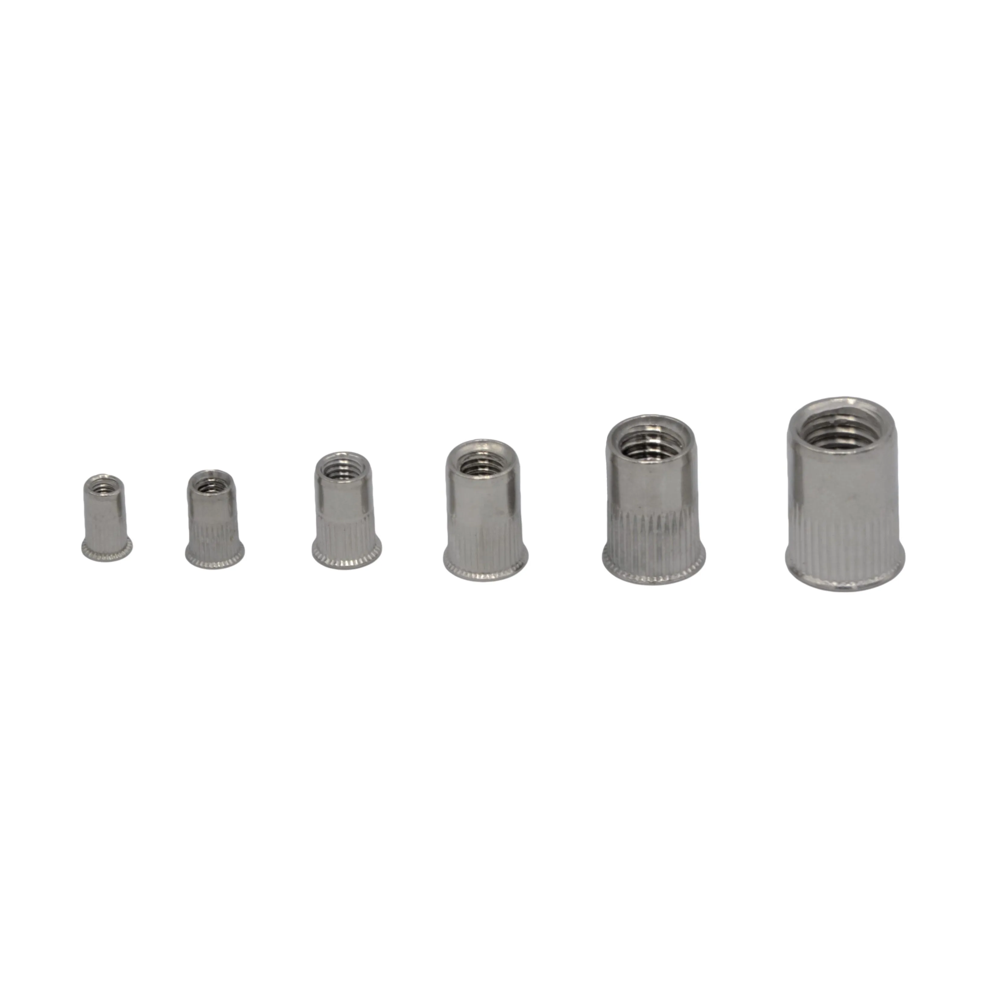 120pc Assorted Small Flange Stainless Steel Nutsert Grab Kit - M3 to M10