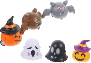 12Pcs Halloween Pull Back Car Fun Goodie Bag Fillers for Wear Resistant Vehicles for Halloween Stimulates Curiosity and Imagination