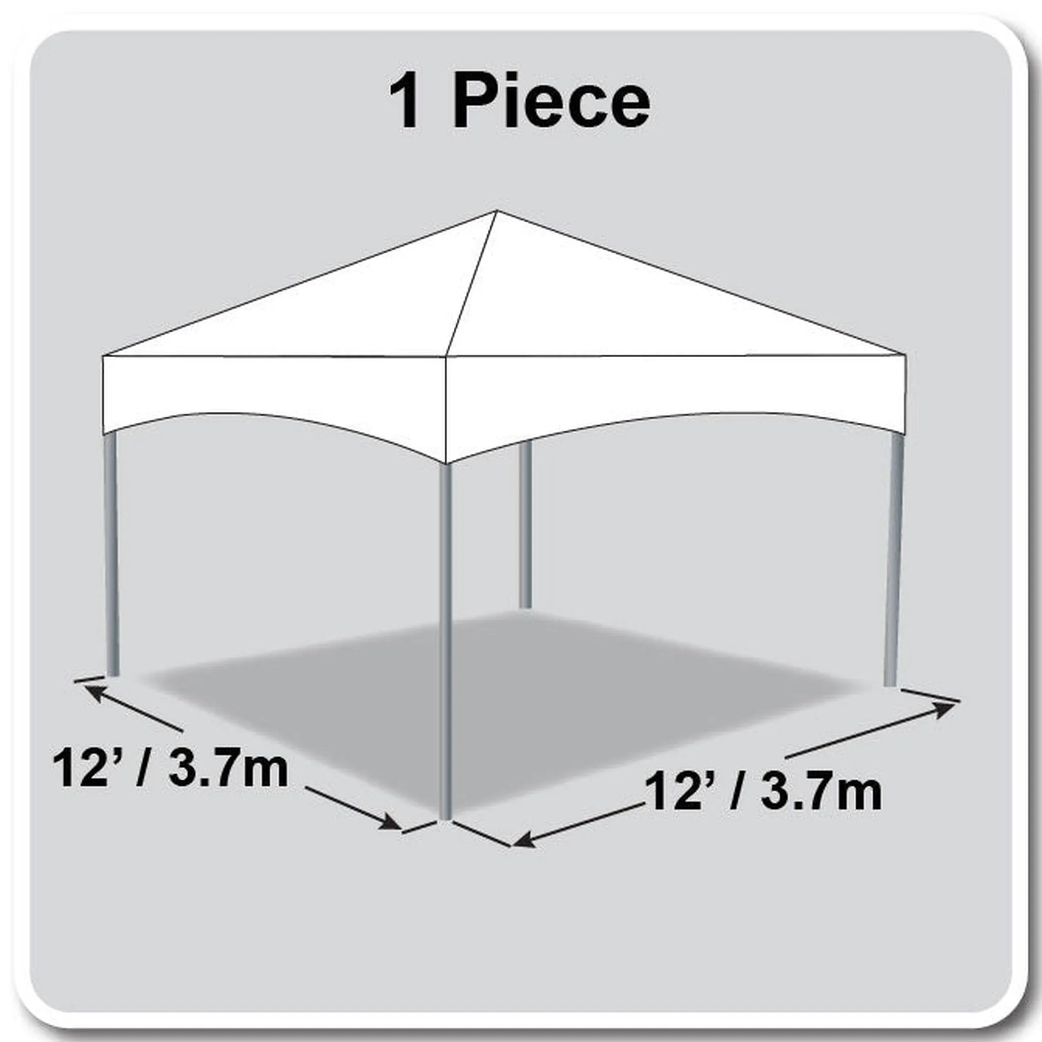 12x12 Master Series Frame Tent