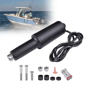 15056-001 Boat Trim Tab Actuator 2.25"" Stroke 12V 3/8" Compatible with Lenco 101 XD Series 3/8" mounting Hardware, Powerful Actuator for Your Boat's Trim Tabs, Hydraulic Systems, or Others