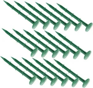 150Pcs Garden Staples Durable Ground Pegs Landscape Stakes for Outdoor Use for Anchoring Tents Tarps and Garden for Landscaping Projects
