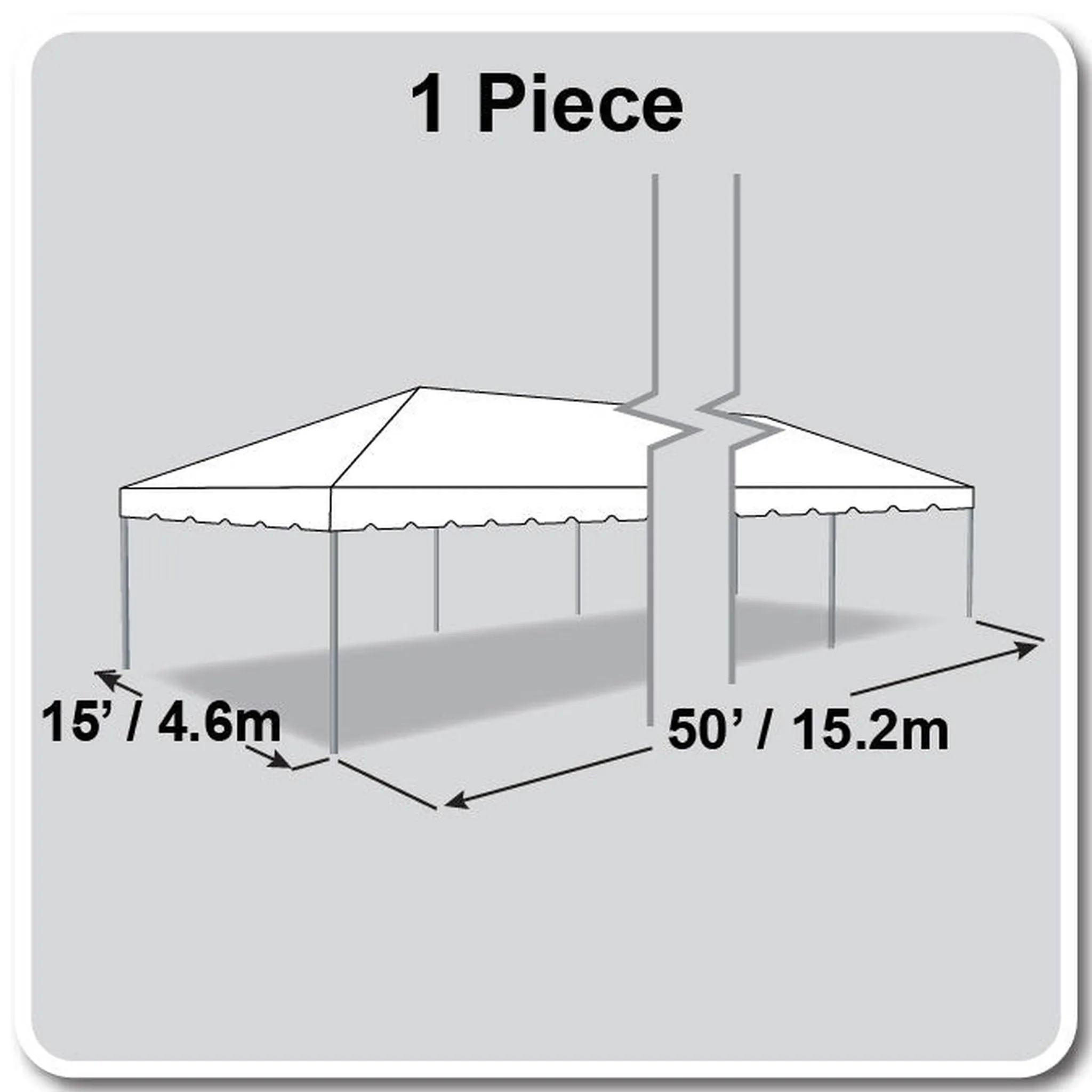 15x50 Classic Series Frame Tent