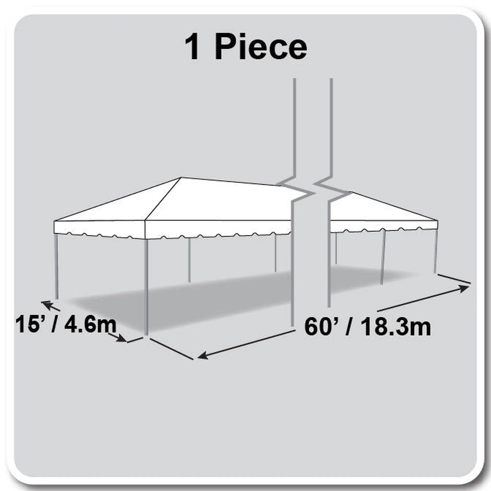 15x60 Classic Series Frame Tent