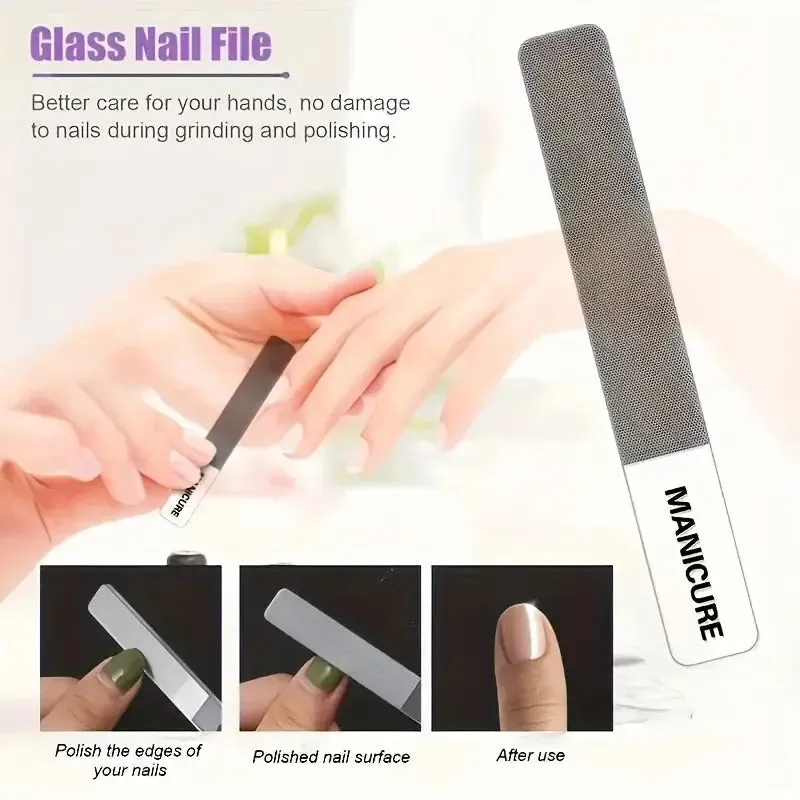 16-piece stainless steel manicure and pedicure kit, nail clipper set with case, ideal for home or travel use