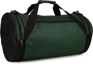18" Compact Round Duffel Traveling Bag, Sports Gym Bag (Roll Duffle Bag)
