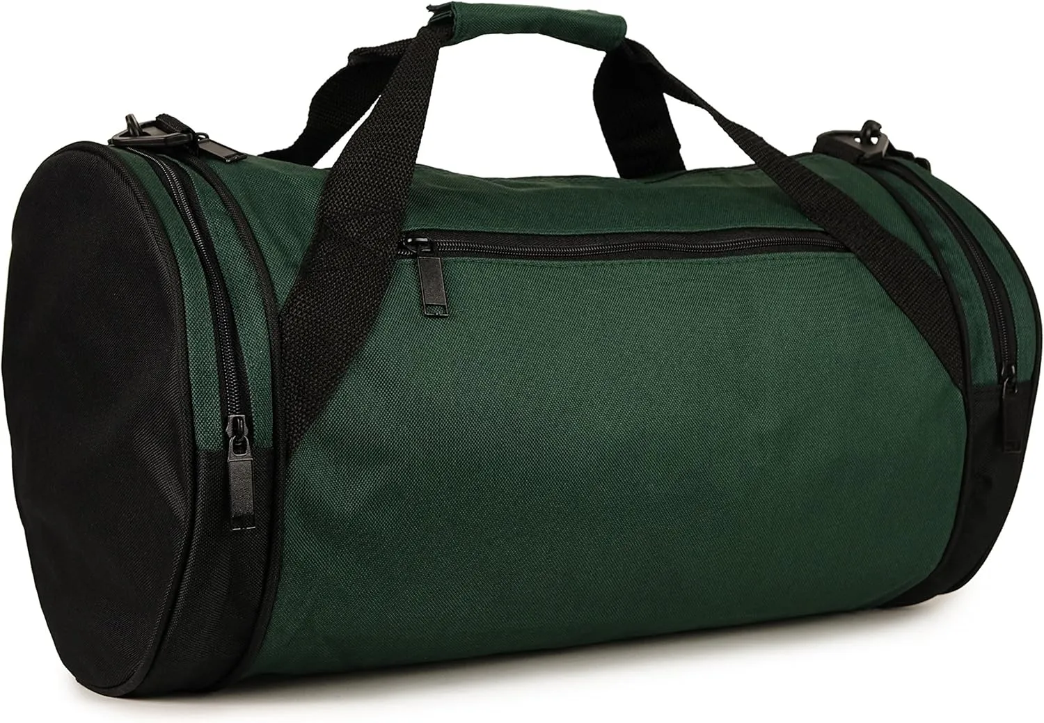18" Compact Round Duffel Traveling Bag, Sports Gym Bag (Roll Duffle Bag)