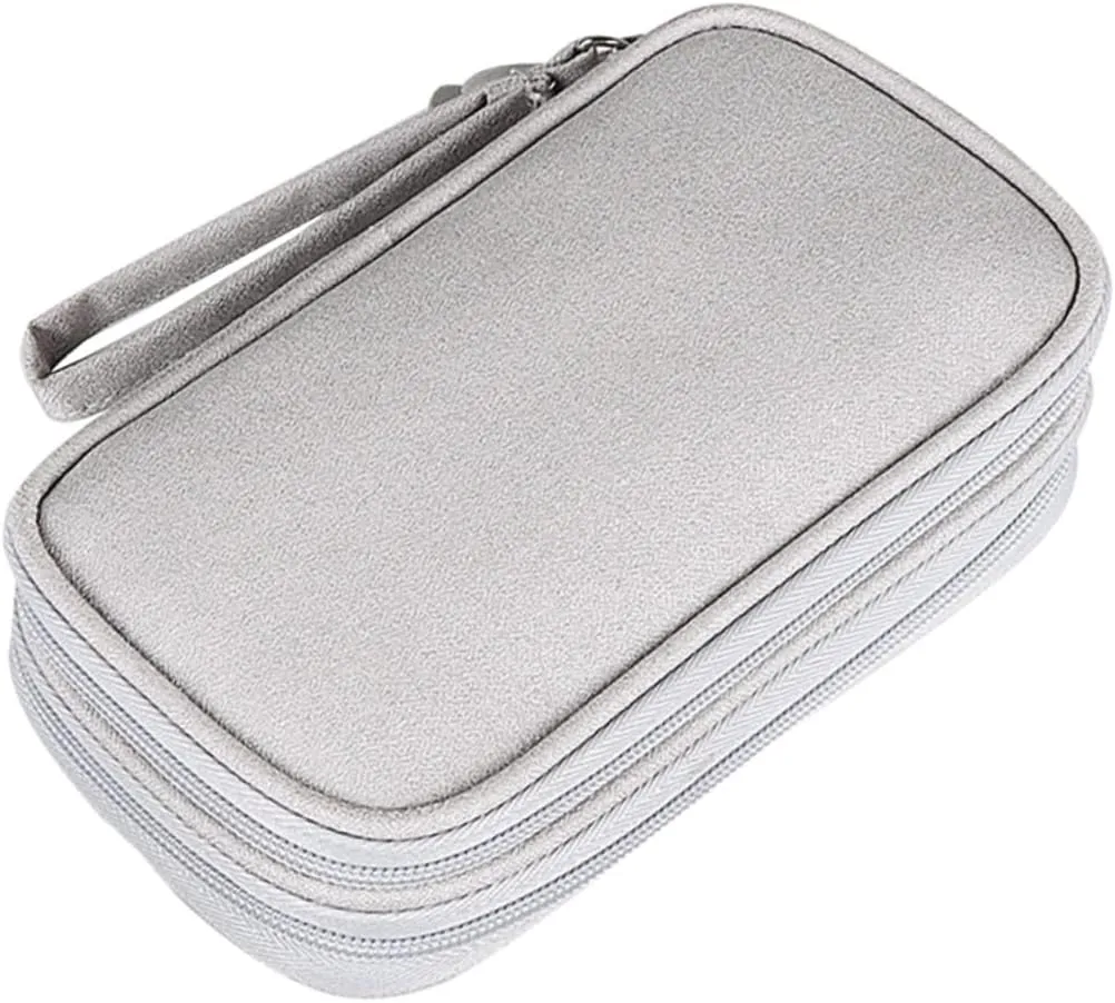 1pc Portable Earphone Handbag Digital Electronics Organizer Pouch for Cables U Disks and Accessories Compact Travel Sundries Bag