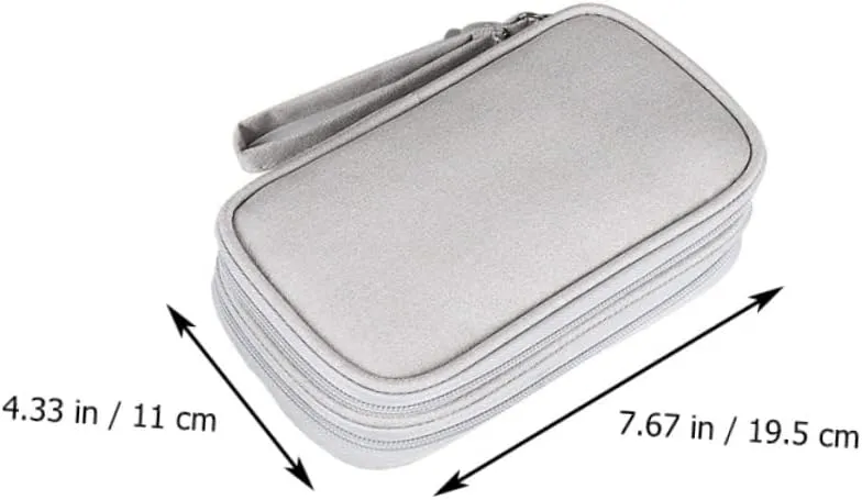1pc Portable Earphone Handbag Digital Electronics Organizer Pouch for Cables U Disks and Accessories Compact Travel Sundries Bag