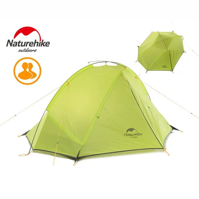 2 NatureHike Tent Persons Price drop Winter Windproof Optimized Layer Tourist Waterproof Tagar Double Professional