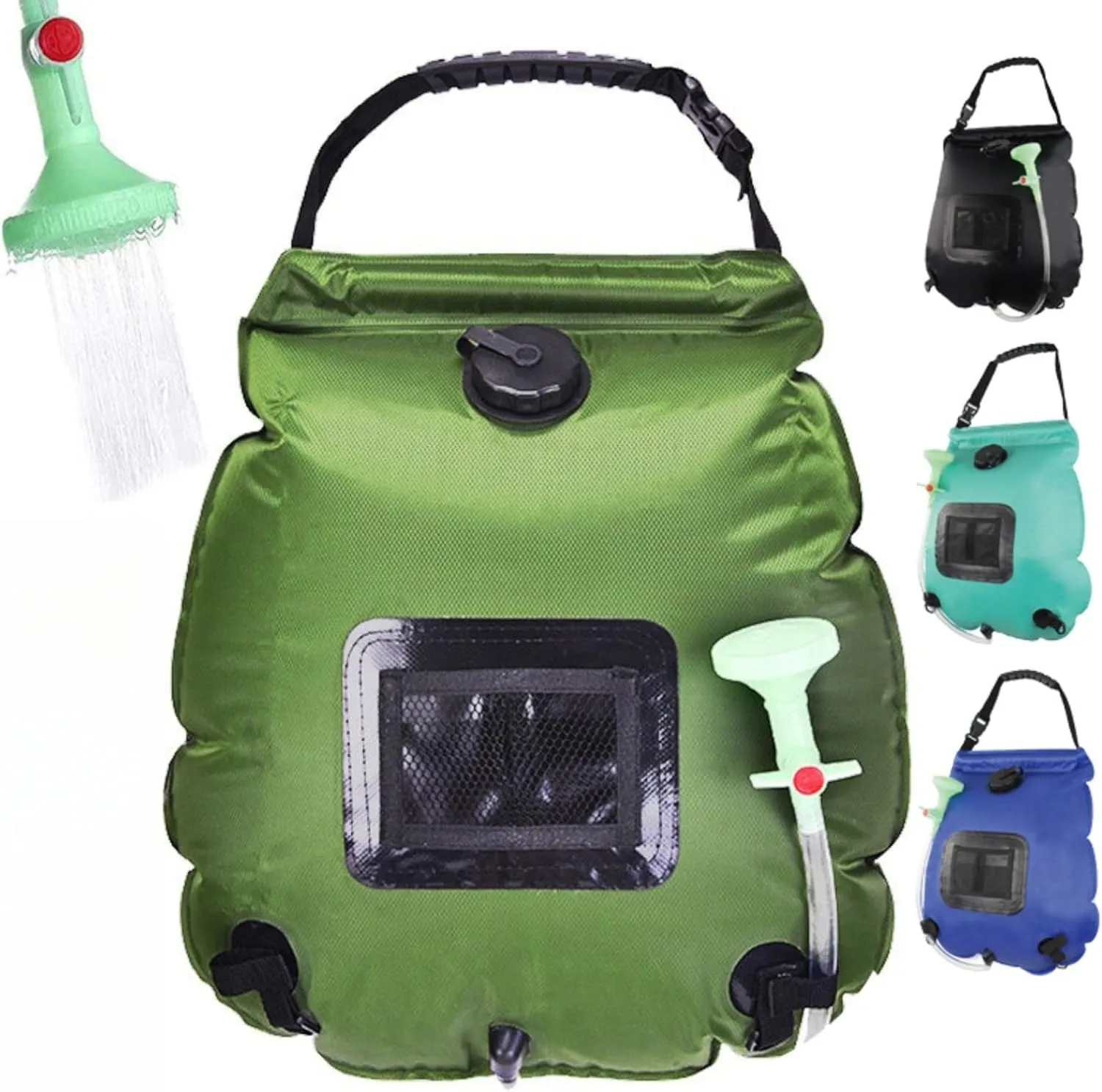 20L Outdoor Solar Shower Bag - Portable Camping Shower for Hiking, Beach, and Fishing