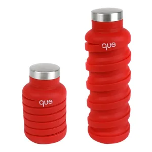 20oz Collapsible Water Bottle - Bonfire Red