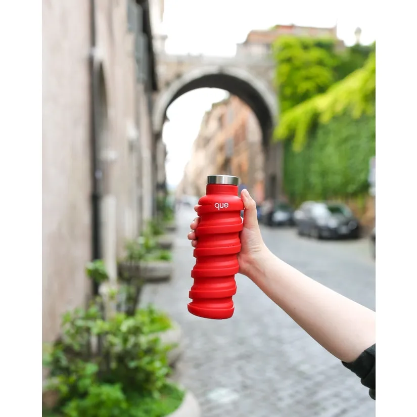 20oz Collapsible Water Bottle - Bonfire Red