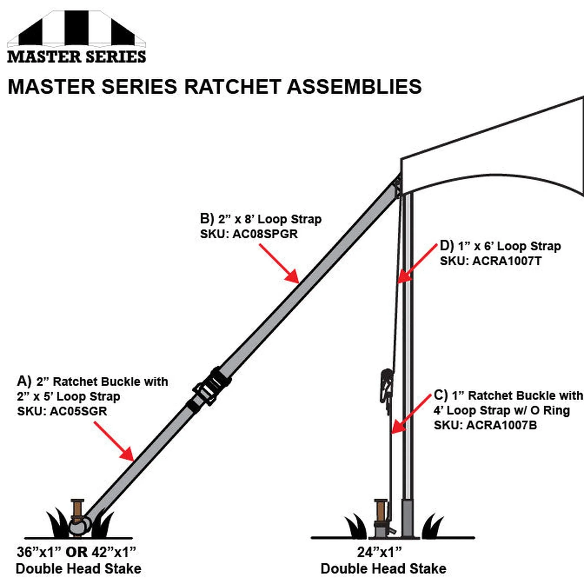 20x100 Master Series Frame Tent