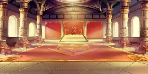 20x10ft Luxury Palaces Backdrop Ancient Royal Throne Golden Hall Carpet Marble Pillar Photography Background for Prom Birthday Wedding Party Decorations Kids Adults Portrait Photo Shoot Props