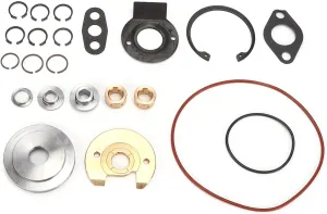 22pcs Turbo Repair Kit, Professional Accessories for Cummins Holset Turbo Repair, Aluminum Stainless Steel Rubber, Convenient to Use, Manufactured to Standard Specification