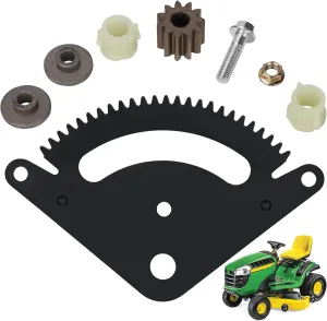 25 Teeth Steering Sector Gear Kit Compatible with John Deere Lawn& Garden Tractor L105 L108 L110 L111 L118 L120 L130 G110 with Pinion Gear, Direct Replace