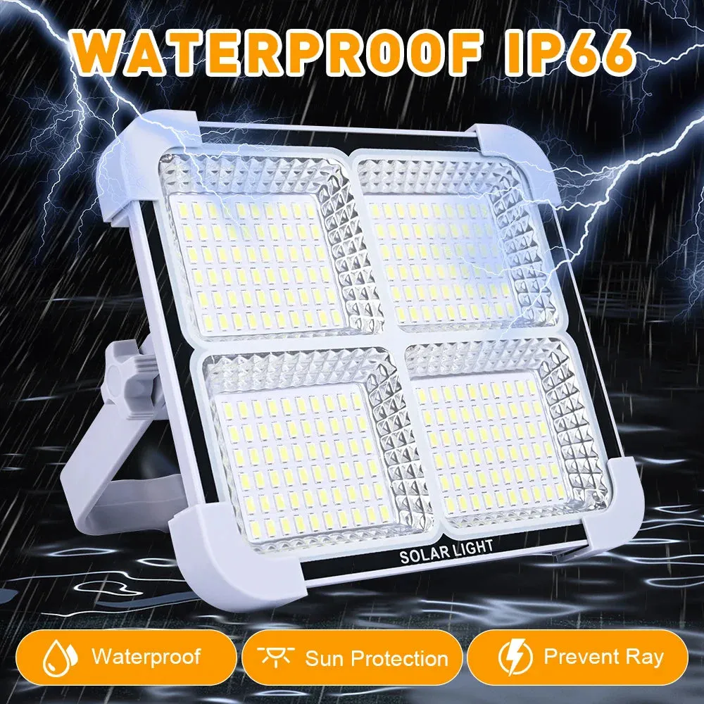 2500W Solar Outdoor Household Floodlight Camping Light Hand Lamp