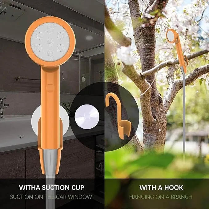 2nd Gear, LED Lighting, Orange, Leak-Proof, Magnetic Charging - Perfect for Beach, Travel, and Bidet Use!