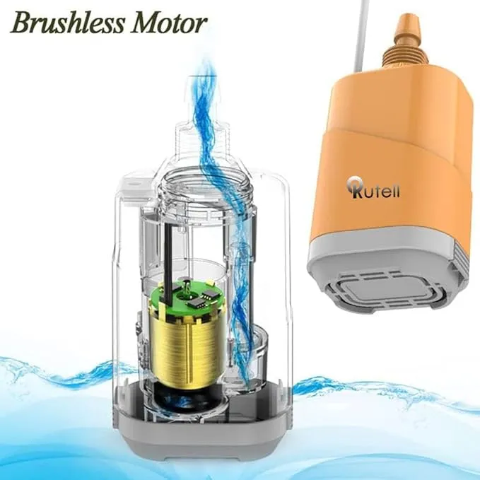 2nd Gear, LED Lighting, Orange, Leak-Proof, Magnetic Charging - Perfect for Beach, Travel, and Bidet Use!