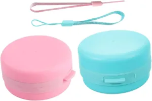 2pcs Silicone Body Scrubber and Shampoo Brush Exfoliating Shower Essentials for Scalp and Face Cleansing Portable Design for Travel Bath Scrubber for Body Care
