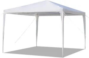 3 x 3m Waterproof Tent with Spiral Tubes White