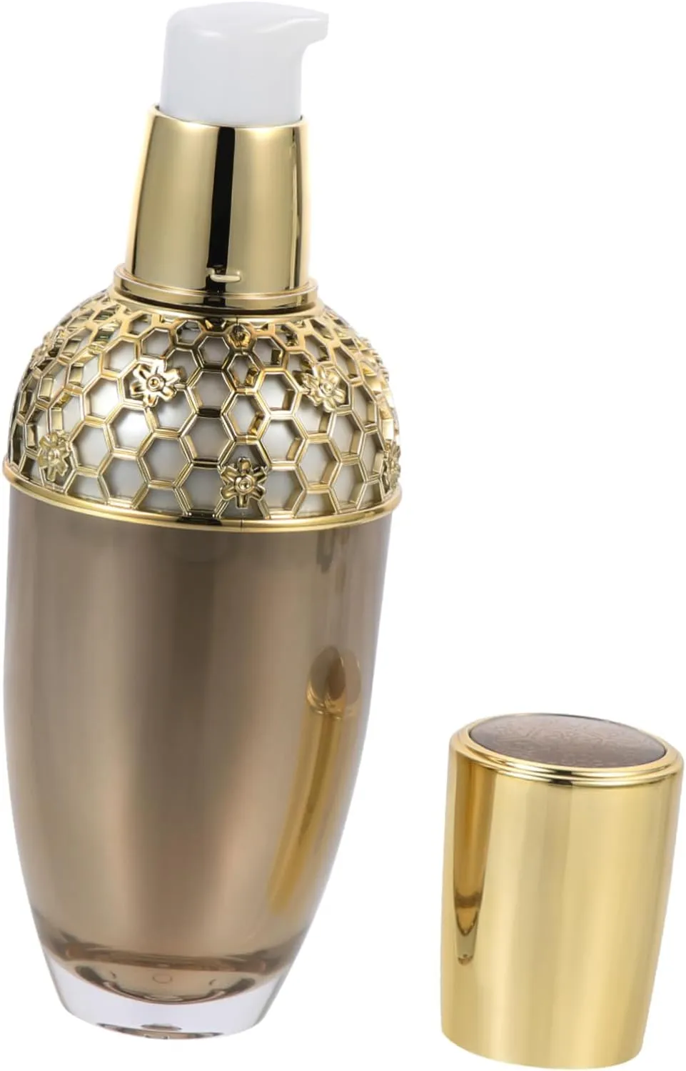 30ml Vacuum Lotion Bottle for Skincare and Cosmetics Travel Size Cream Dispenser with Mirror Finish Practical and Aesthetic Facial Bottle for Moisturizers and Serums