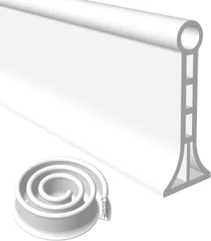 3.15" High- Shower Threshold Water Dam,67 Inch New Shower Dam - Shower Splash Guard Water Dam Barrier, Collapsible Shower Water Dam for Wet and Dry Separation