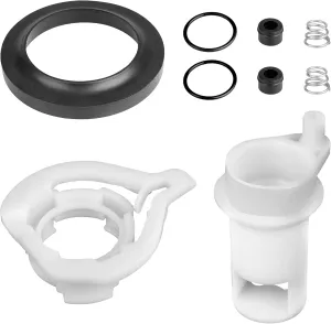 42049 Water Valve Style II Kit for Thetford Aqua Magic Style II Toilets, RV Toilet Water Valve Kit Replacement Style II Permanent Toilets, Rv Toilet Parts for Thetford with Closet Flange Seal
