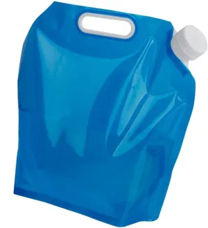 4Pcs Collapsible Outdoor Water Bag Portable Foldable Drinking Water Container for Camping Hiking and Riding Lightweight Space Saving Water Carrier Blue