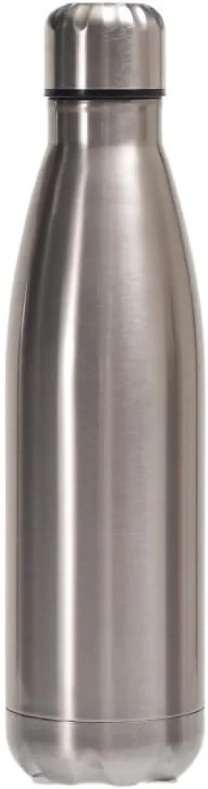 500ML Kettle, Double-layer Stainless Steel Sports Water Bottle, Suitable For Outdoor Travel And Camping(Silver)