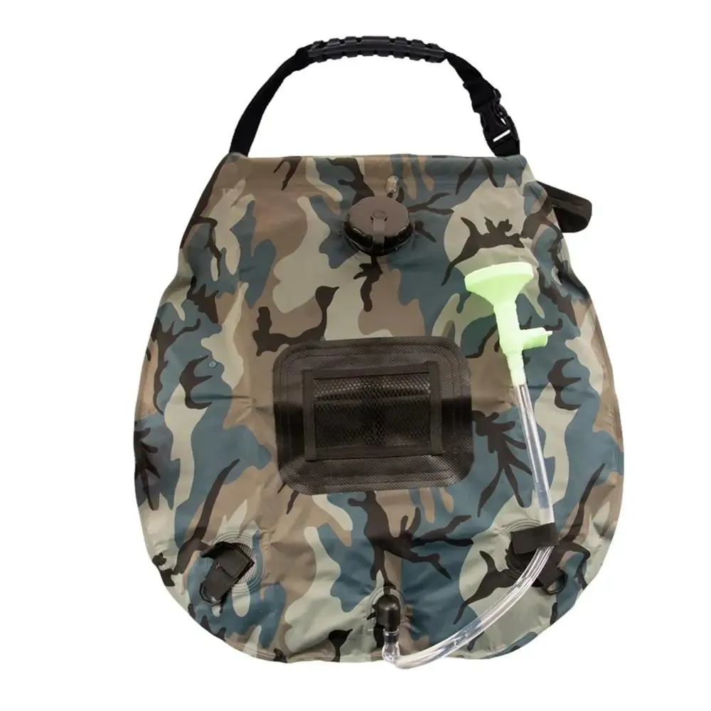 5.3-Gallon Solar Heating Camping Shower Bag