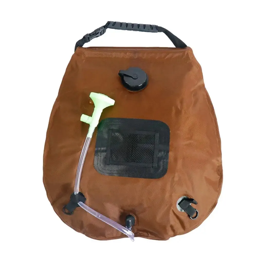 5.3-Gallon Solar Heating Camping Shower Bag