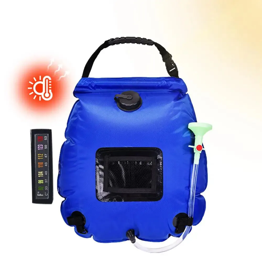 5.3-Gallon Solar Heating Camping Shower Bag