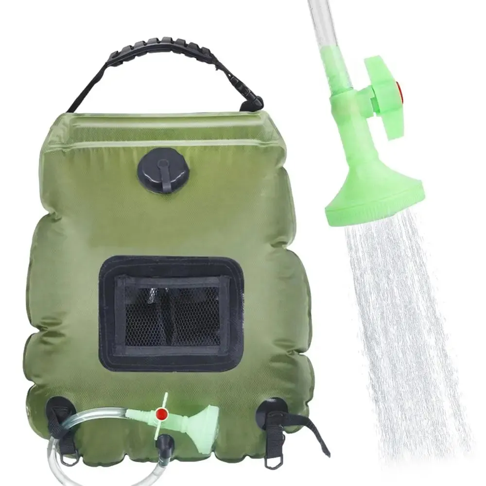 5.3-Gallon Solar Heating Camping Shower Bag