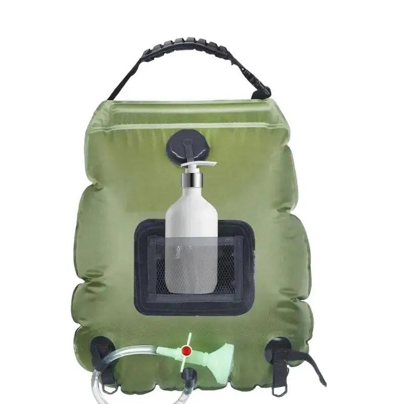 5.3-Gallon Solar Heating Camping Shower Bag