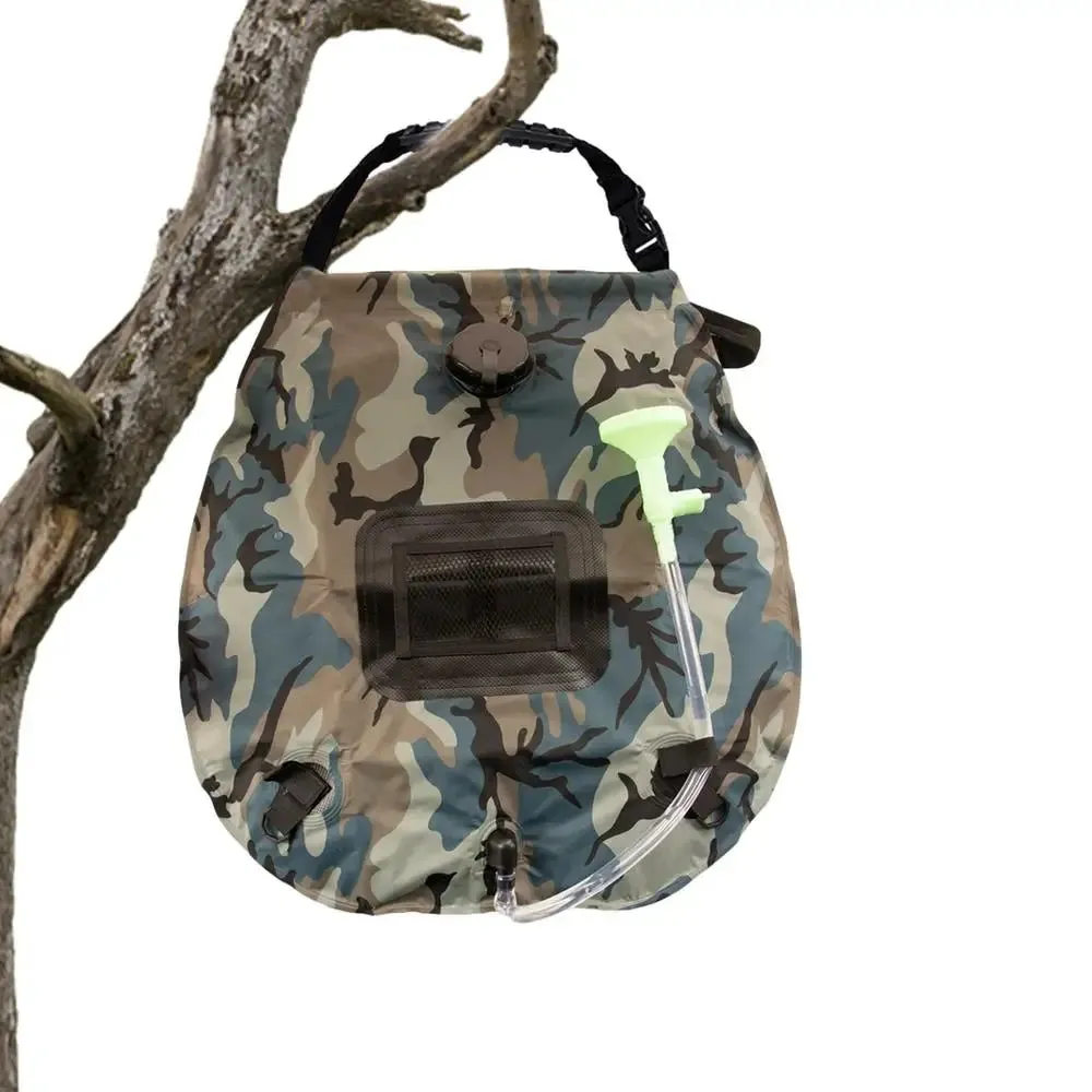 5.3-Gallon Solar Heating Camping Shower Bag