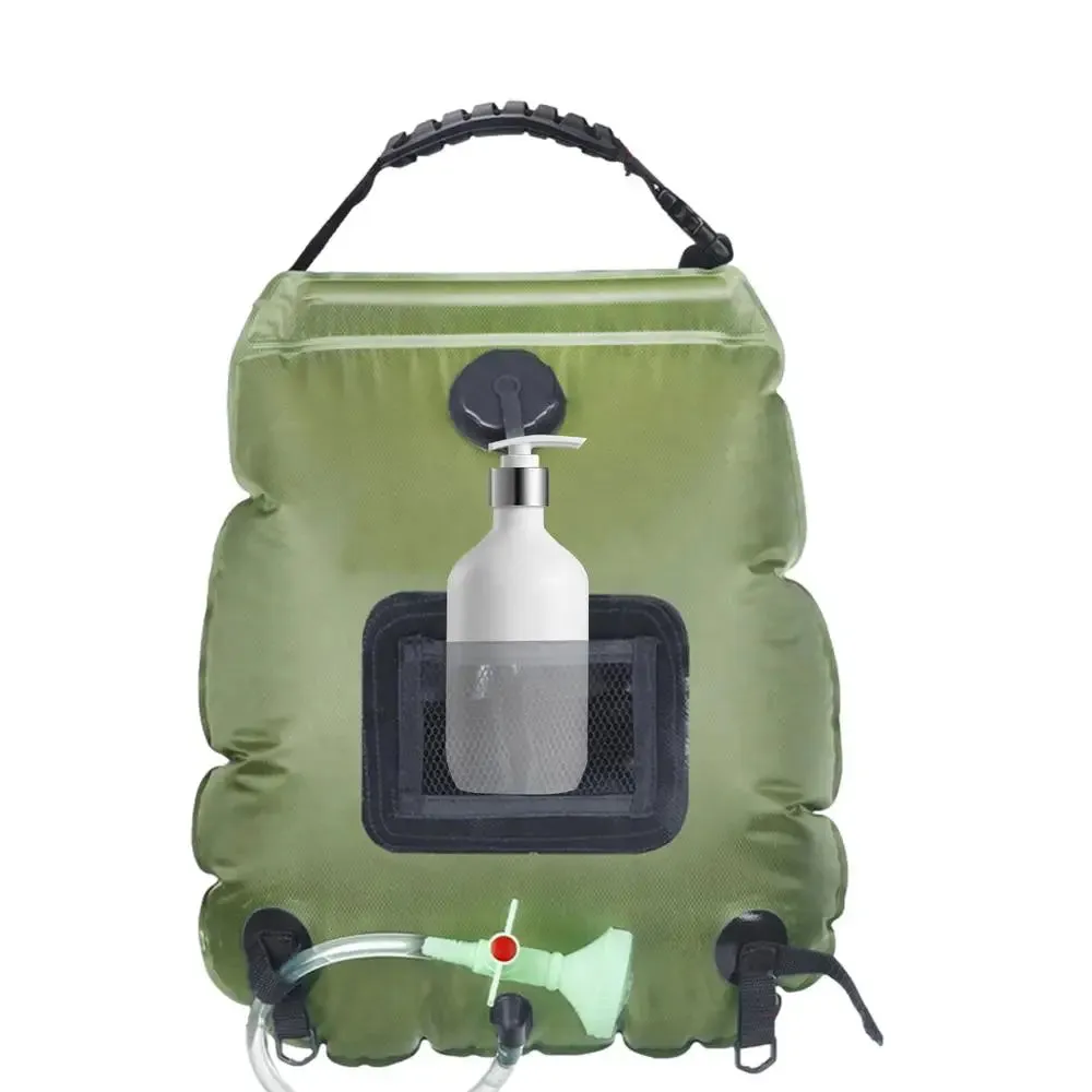 5.3-Gallon Solar Heating Camping Shower Bag