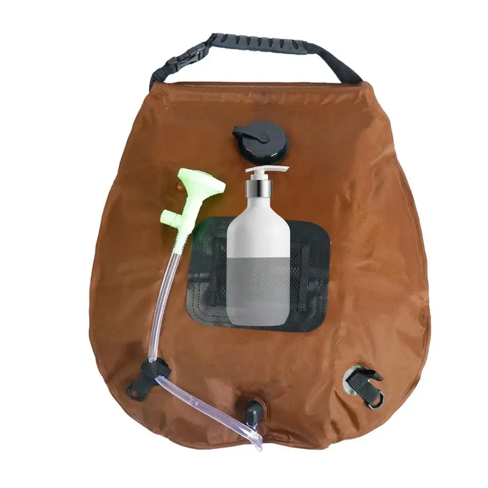 5.3-Gallon Solar Heating Camping Shower Bag
