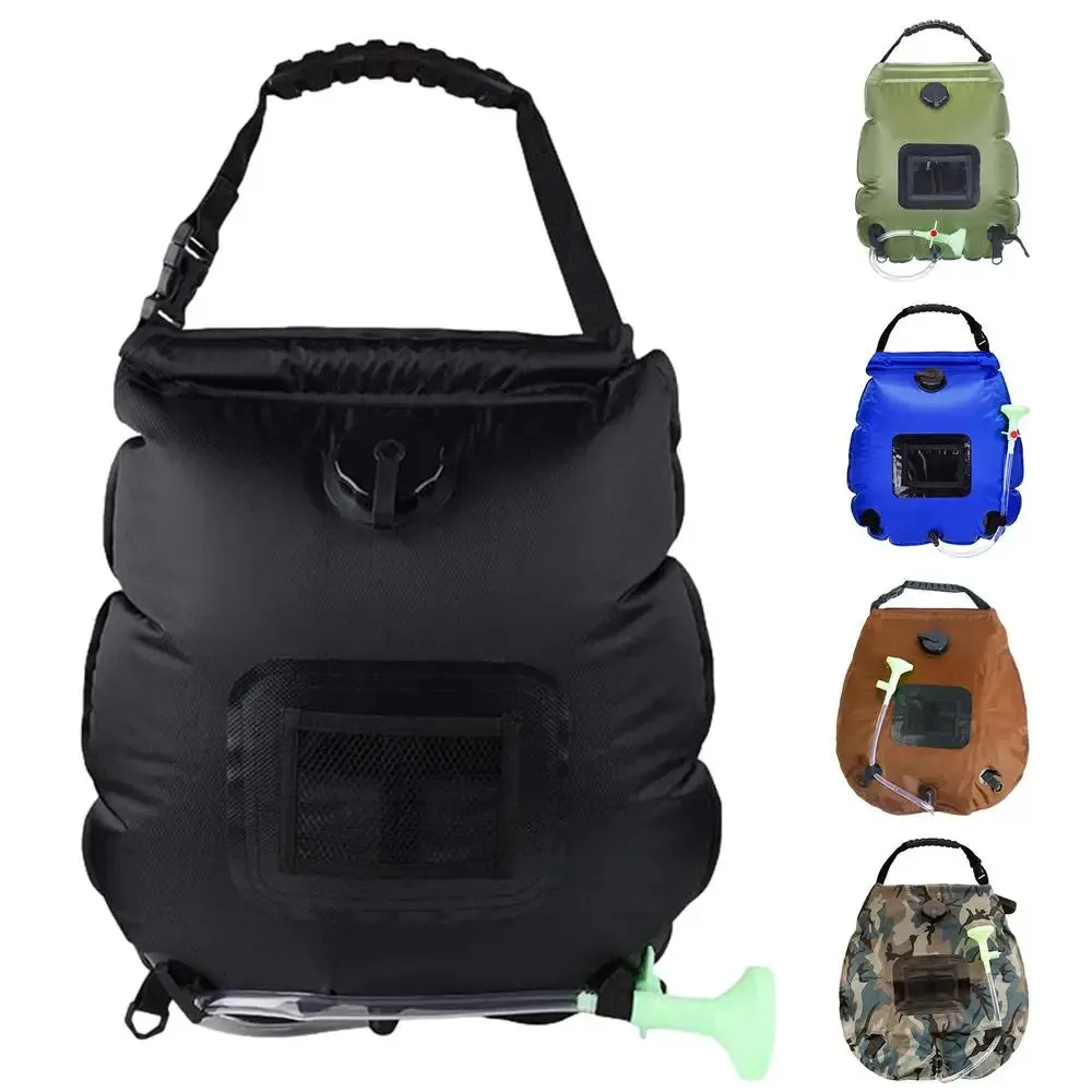 5.3-Gallon Solar Heating Camping Shower Bag