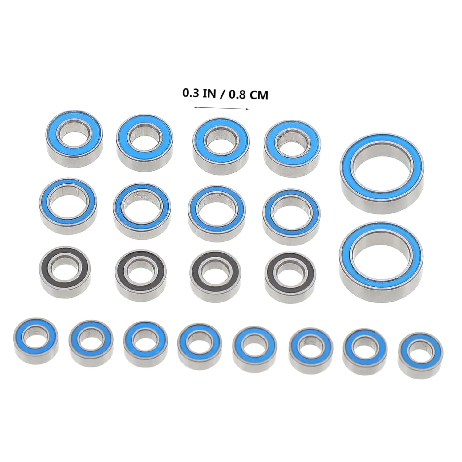 5sets Crawler Upgrade Bearing Kit for Remote-Control Racing Cars Precision Bearings for Trxm Including Enhanced Performance Stability