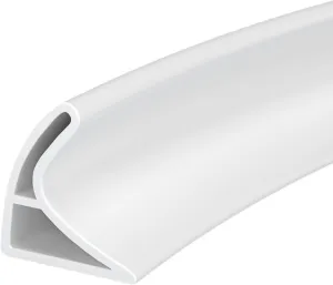 70inch Collapsible Shower Water Dam Stopper Barrier Threshold Water Block Self Adhesive Waterproof Barrier for Bathroom Kitchen Keep Water Inside Dry Wet Separater Caulk Seal Strip Edge Trim (70 inch)
