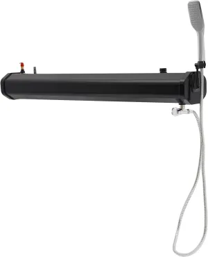76-Gallon Portable Shower, Road Mounted Water Tank with Self-Pressurizing System, Includes Hose & Shower Head, Ideal for Off-Road, Camping, Beach, and Travel Use