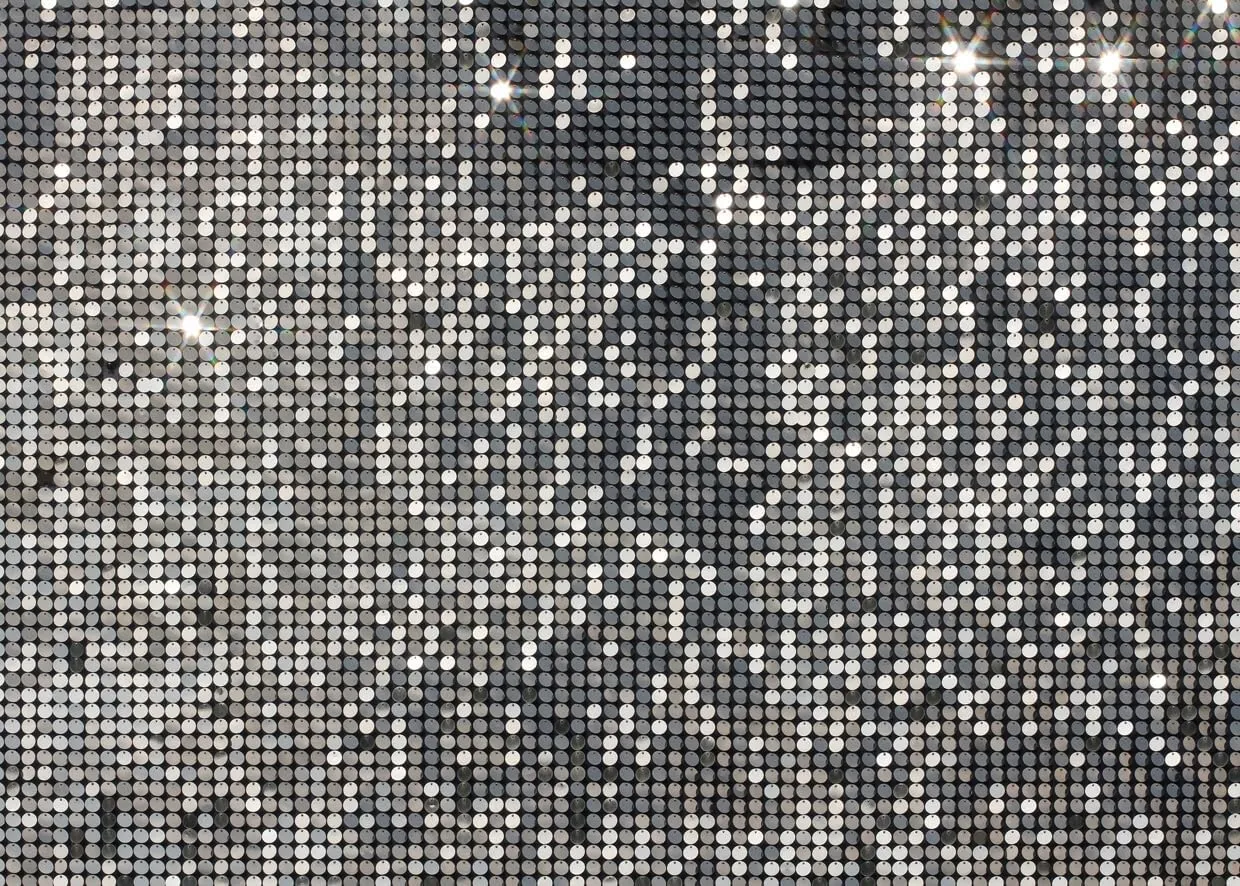 7x5ft Silver Backdrop for Parties Sliver Disco Backdrop Wedding Birthday Graduation Prom New Year Party Decor F142